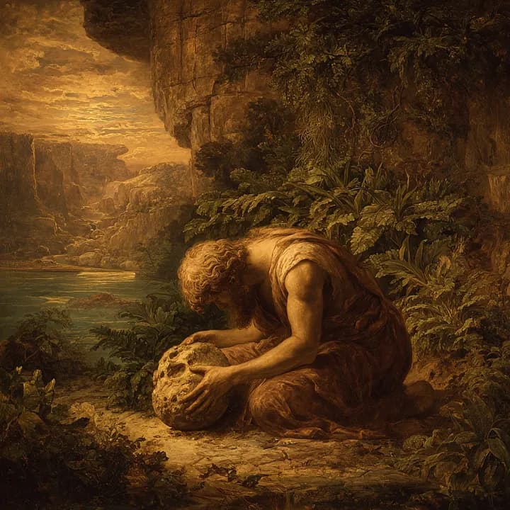 God creates man