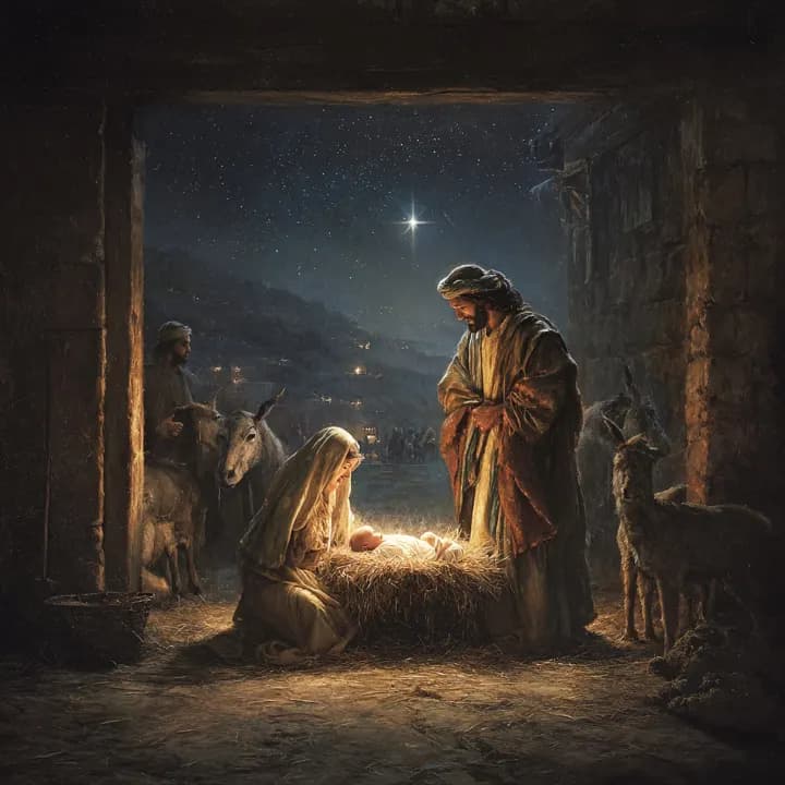 The birth of Jesus